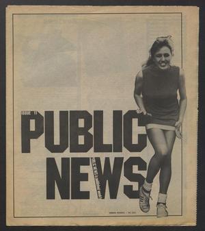 Primary view of object titled 'Public News (Houston, Tex.), No. 11, Ed. 1 Wednesday, April 21, 1982'.