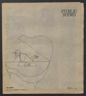 Primary view of object titled 'Public News (Houston, Tex.), No. 37, Ed. 1 Tuesday, November 9, 1982'.