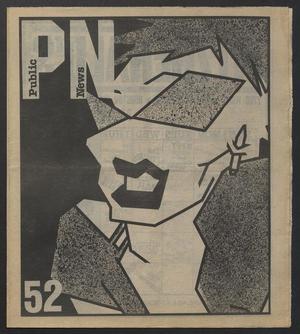 Primary view of object titled 'Public News (Houston, Tex.), No. 52, Ed. 1 Tuesday, February 22, 1983'.