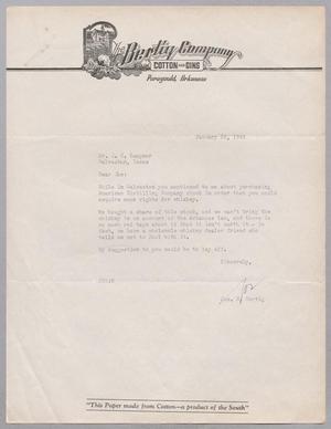 [Letter from Jos. R. Bertig to I. H. Kempner, January 29, 1944]