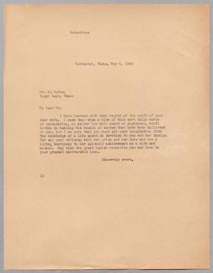 [Letter from Isaac H. Kempner to Ed Rather, May 4, 1944]