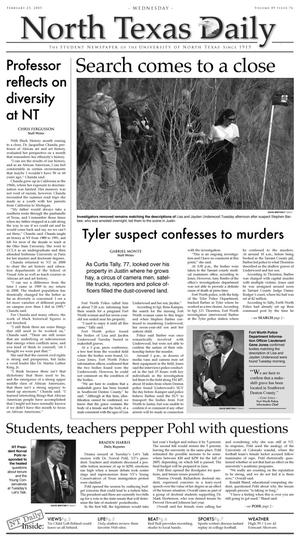 North Texas Daily (Denton, Tex.), Vol. 89, No. 76, Ed. 1 Wednesday, February 23, 2005