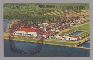 [Postcard of Pleasure Pier, Port Arthur, Texas, January 17, 1945]