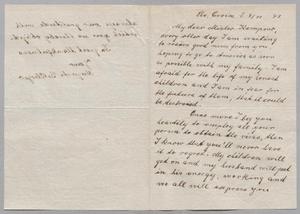 Primary view of object titled '[Letter from Augusta Goldberger to I. H. Kempner, April 11, 1941]'.