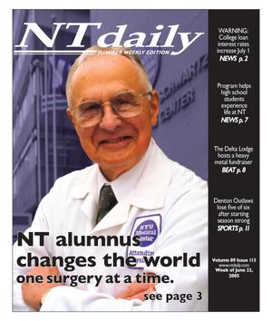 NT daily (Denton, Tex.), Ed. 1 Thursday, June 23, 2005