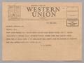 Primary view of [Telegram from Isaac H. Kempner to Meinrath Brokerage Co., September 23, 1945]