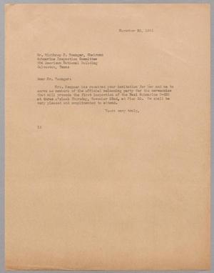 [Letter from I. H. Kempner to Winthrop P. Younger, November 20, 1945]