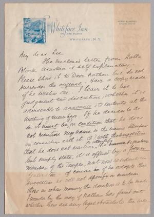 [Letter from I. H. Kempner to Robert Lee Kempner, July 4, 1948]