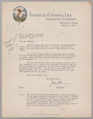 [Letter from Burke Baker to I. H. Kempner, January 30, 1948]