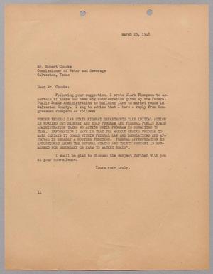 [Letter from I. H. Kempner to Robert Chuoke, March 23, 1948]