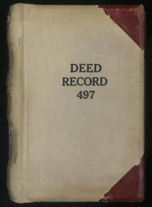 Primary view of Travis County Deed Records: Deed Record 497