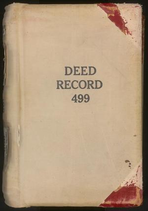 Primary view of object titled 'Travis County Deed Records: Deed Record 499'.