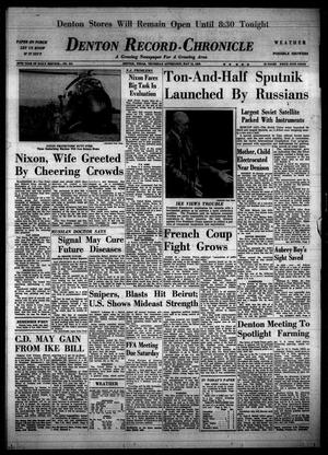 Denton Record-Chronicle (Denton, Tex.), Vol. 55, No. 241, Ed. 1 Thursday, May 15, 1958