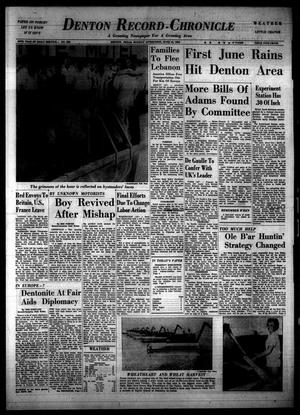 Denton Record-Chronicle (Denton, Tex.), Vol. 55, No. 268, Ed. 1 Monday, June 16, 1958