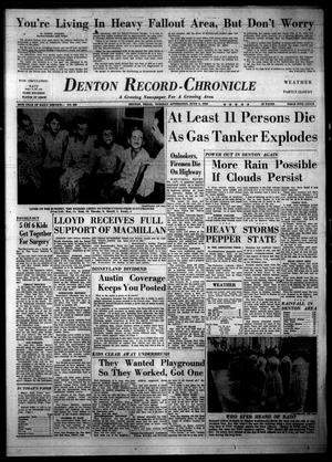 Denton Record-Chronicle (Denton, Tex.), Vol. 56, No. 259, Ed. 1 Tuesday, June 2, 1959