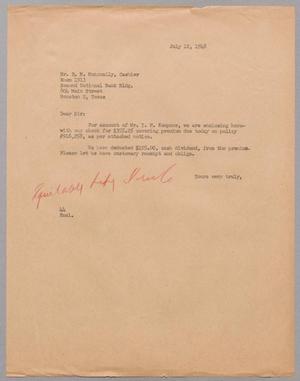 [Letter from A. H. Blackshear, Jr. to R. M. McAnnally, July 12, 1948]