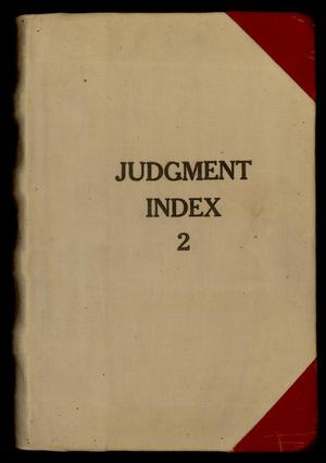 Travis County Clerk Records: Abstracts of Judgment Record Index 2