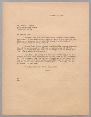 [Letter from I. H. Kempner to Harris Kempner Weston, October 24, 1946]