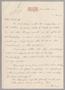 Letter: [Handwritten Letter from Harris K. Weston to Robert Lee Kempner, Nove…