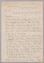 Thumbnail image of item number 1 in: '[Handwritten Letter from Sara K. Weston to Robert Lee Kempner, May 15, 1953]'.