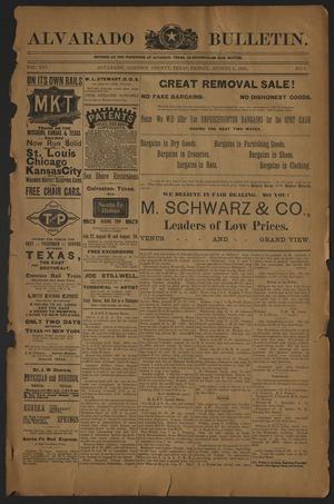 Alvarado Bulletin. (Alvarado, Tex.), Vol. 16, No. 3, Ed. 1 Friday, August 2, 1895