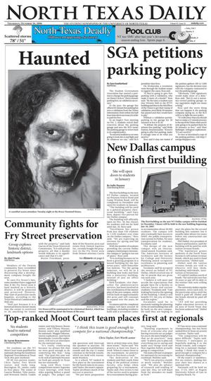 North Texas Daily (Denton, Tex.), Vol. 91, No. 34, Ed. 1 Thursday, October 26, 2006
