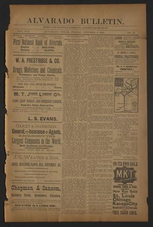 Alvarado Bulletin. (Alvarado, Tex.), Vol. 16, No. 12, Ed. 1 Friday, October 4, 1895