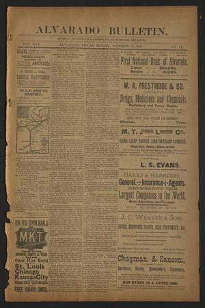 Alvarado Bulletin. (Alvarado, Tex.), Vol. 16, No. 14, Ed. 1 Friday, October 18, 1895