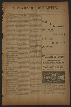 Alvarado Bulletin. (Alvarado, Tex.), Vol. 16, No. 35, Ed. 1 Friday, March 13, 1896