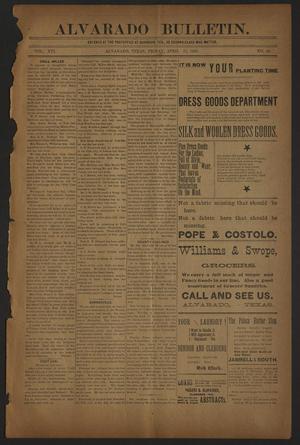 Alvarado Bulletin. (Alvarado, Tex.), Vol. 16, No. 40, Ed. 1 Friday, April 17, 1896