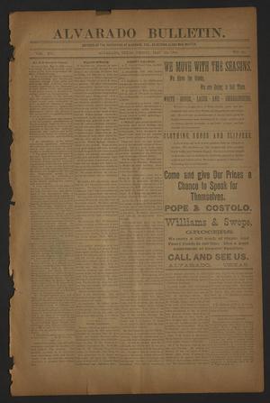 Alvarado Bulletin. (Alvarado, Tex.), Vol. 16, No. 46, Ed. 1 Friday, May 29, 1896