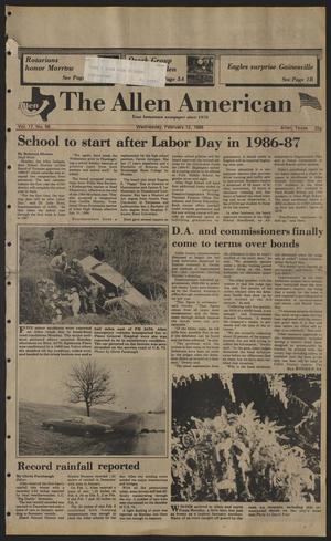 The Allen American (Allen, Tex.), Vol. 17, No. 58, Ed. 1 Wednesday, February 12, 1986