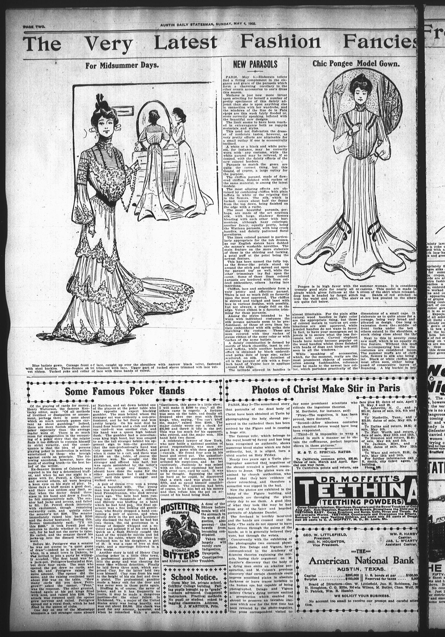 Austin Daily Statesman (Austin, Tex.), Vol. 31, Ed. 1 Sunday, May 4, 1902
                                                
                                                    [Sequence #]: 2 of 16
                                                