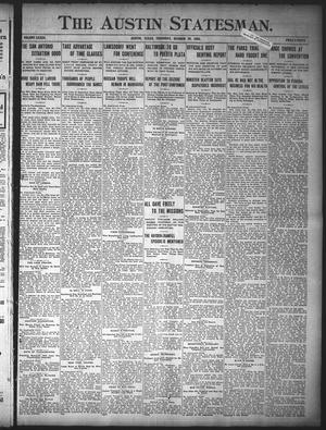 Primary view of object titled 'The Austin Statesman. (Austin, Tex.), Vol. 33, Ed. 1 Thursday, October 29, 1903'.