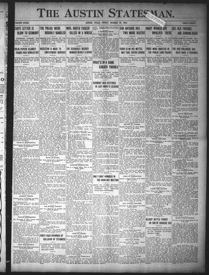 Primary view of object titled 'The Austin Statesman. (Austin, Tex.), Vol. 33, Ed. 1 Friday, October 30, 1903'.