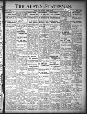 Primary view of object titled 'The Austin Statesman. (Austin, Tex.), Vol. 33, Ed. 1 Saturday, December 5, 1903'.