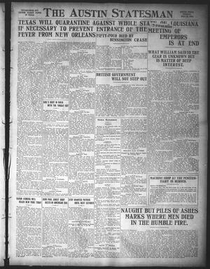 Primary view of object titled 'The Austin Statesman (Austin, Tex.), Ed. 1 Tuesday, July 25, 1905'.