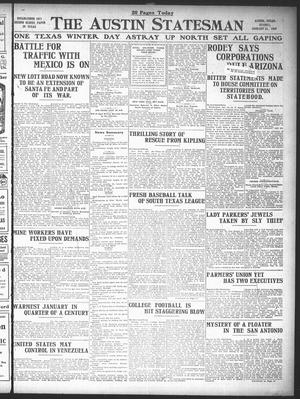 Primary view of object titled 'The Austin Statesman (Austin, Tex.), Ed. 1 Sunday, January 21, 1906'.