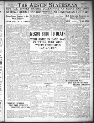 Primary view of object titled 'The Austin Statesman (Austin, Tex.), Ed. 1 Wednesday, April 4, 1906'.