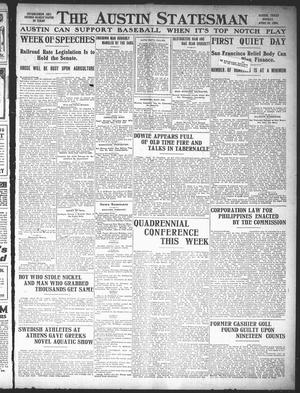 Primary view of object titled 'The Austin Statesman (Austin, Tex.), Ed. 1 Monday, April 30, 1906'.