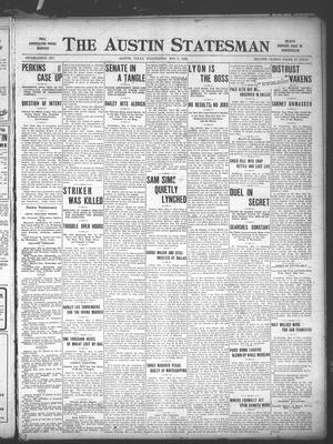 Primary view of object titled 'The Austin Statesman (Austin, Tex.), Ed. 1 Wednesday, May 9, 1906'.