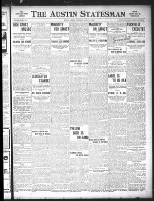 Primary view of object titled 'The Austin Statesman (Austin, Tex.), Ed. 1 Tuesday, June 12, 1906'.