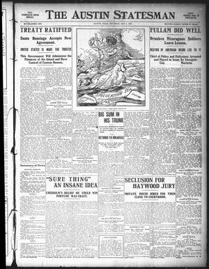 Primary view of object titled 'The Austin Statesman (Austin, Tex.), Ed. 1 Saturday, May 4, 1907'.