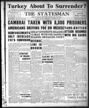 The Statesman (Austin, Tex.), Vol. 47, No. 225, Ed. 1 Wednesday, October 9, 1918