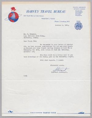 [Letter from D. Stuart Godwin, Jr. to I. H. Kempner, October 9, 1952]