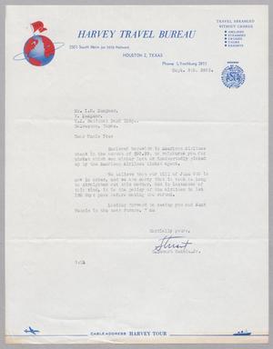 [Letter from D. Stuart Godwin, Jr. to I. H. Kempner, September 8, 1952]