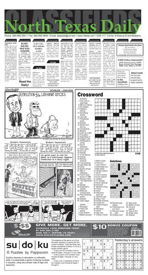 North Texas Daily (Denton, Tex.), Vol. 93, No. 25, Ed. 1 Wednesday, March 4, 2009