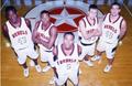 Photograph: Basketball players on the Lee College basketball team.