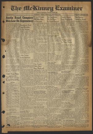 Primary view of object titled 'The McKinney Examiner (McKinney, Tex.), Vol. 70, No. 25, Ed. 1 Thursday, March 22, 1956'.