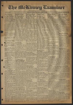 Primary view of object titled 'The McKinney Examiner (McKinney, Tex.), Vol. 70, No. 29, Ed. 1 Thursday, April 19, 1956'.